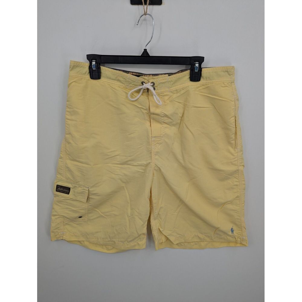 VTG Polo Ralph Lauren Men's L Polo Swimwear Swim Trunks Board Shorts Pony Logo